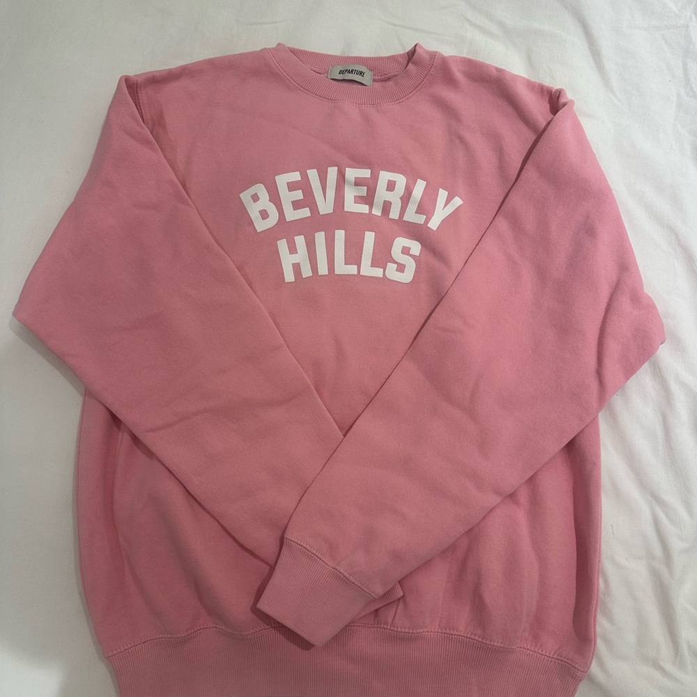 Pink Crew Neck Sweater